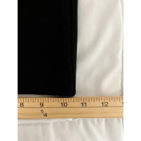 White House‎ Black Market Black Wide Leg Dress Pants Size 12S - Picture 8 of 8